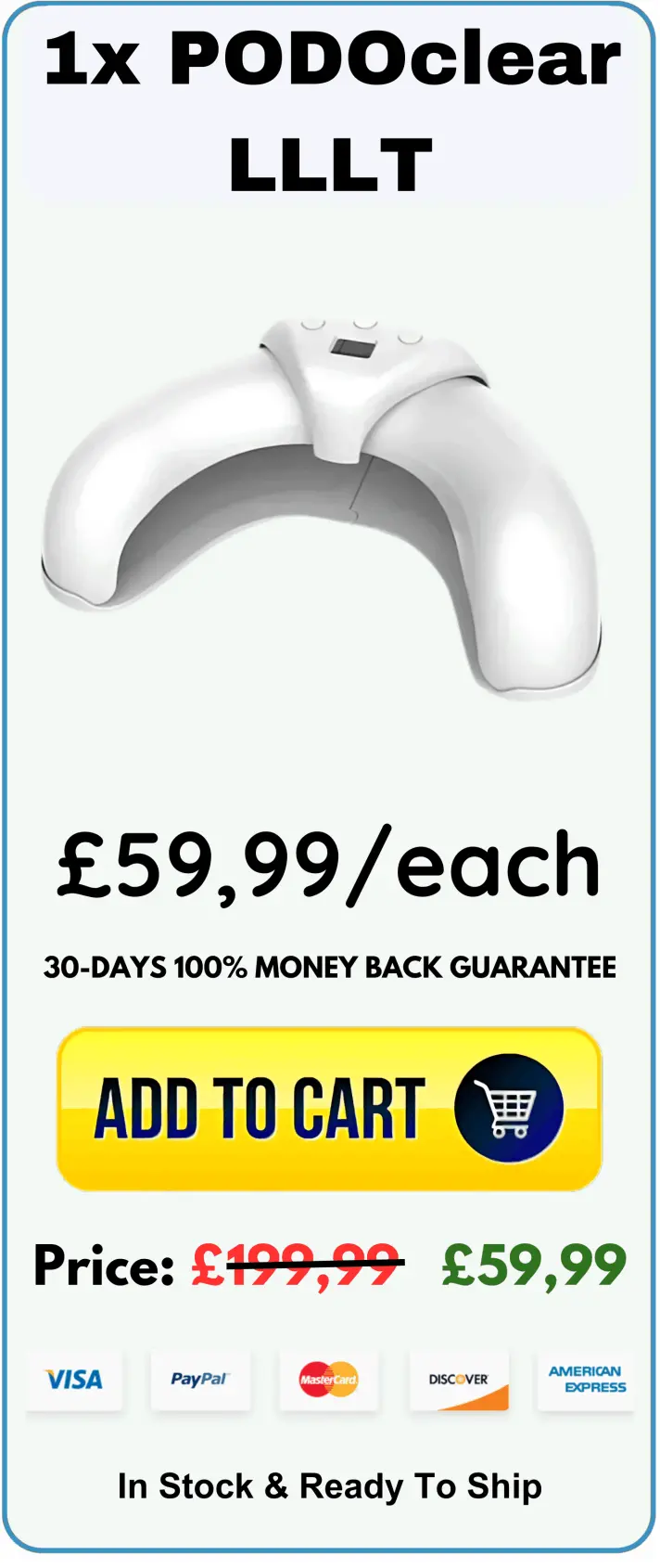 PODOclear LLLT Anti fungul Device price